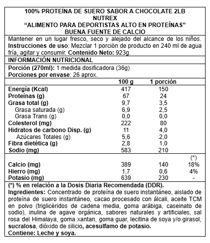 173488-1600-auto WHEY PROTEIN CHOCOLATE 2 LB- NUTREX