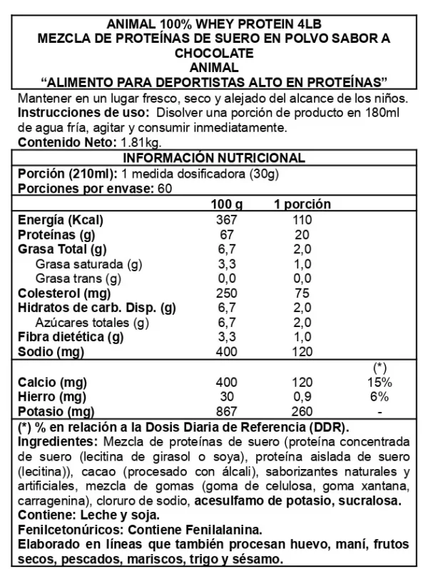 175731-1600-auto WHEY PROTEIN CHOCOLATE 5L - ANIMAL