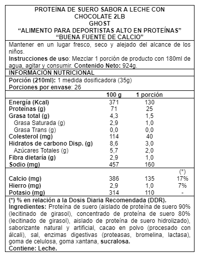 VEGAN PROTEIN CHOCOLATE CEREAL MILK 2 LB- GHOST