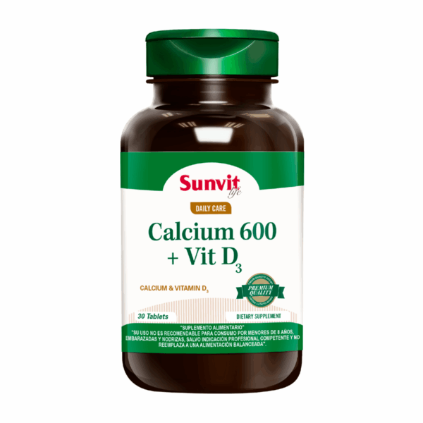 CALCIUM 600 MG + VIT D3 – SUNVIT CALCIUM 600 MG + VIT D3 - SUNVIT