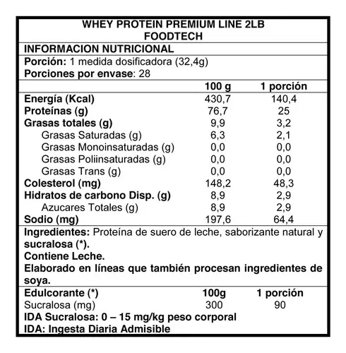 WHEY PROTEIN COOKIES Y CREAM 2 LB - FOODTECH