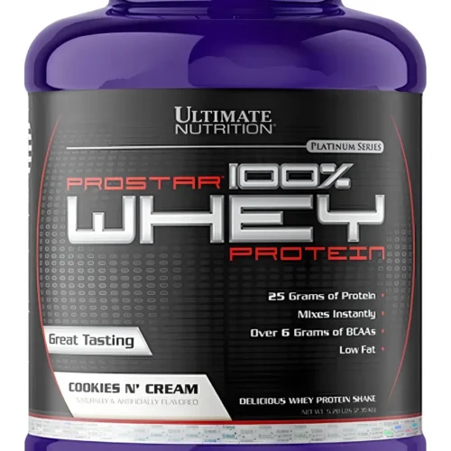 D_NQ_NP_2X_841412-MLA99958771361_112025-F PROSTAR 100% WHEY PROTEIN COOKIES AND CREAM 5LB - ULTIMATE NUTRITION