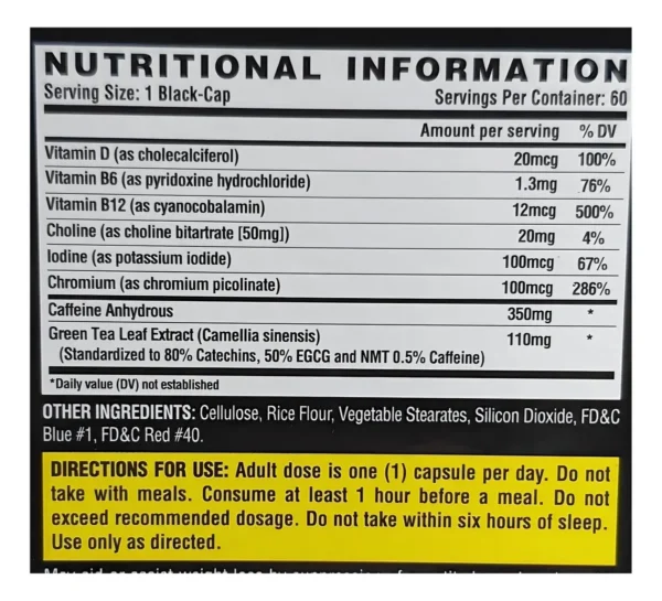 LIPO 6 INTENSE ONE PILL ONLY 60 CAPSULAS- NUTREX