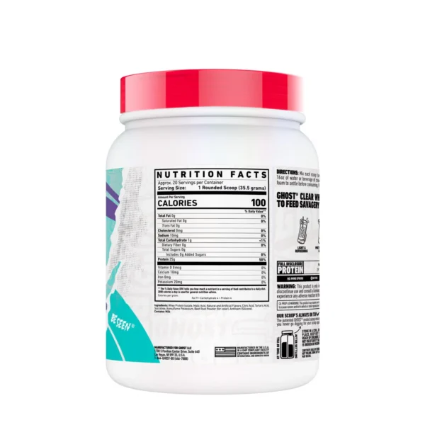 s-l1600 (1) WHEY CLEAR PROTEIN ISOLATE STRAWEBERRY WATERMELON 2 LB- GHOST