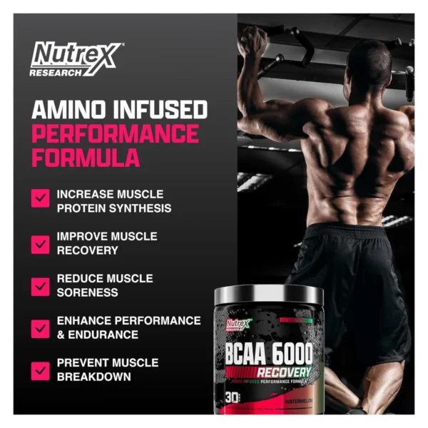 BCAA 6000 RECOVERY WATERMELON 231GR- NUTREX