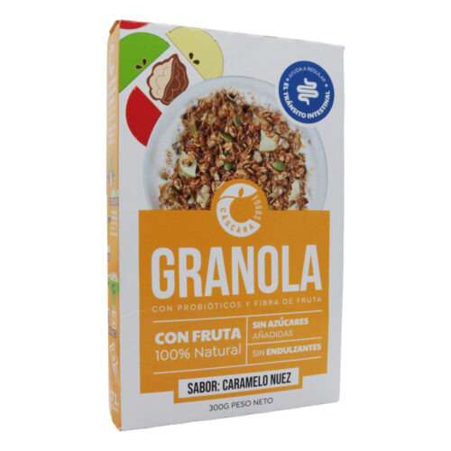 GRANOLA CARAMELO NUEZ 300 GR-CASCARA FOODS