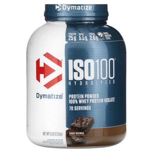 ISO_100_HIDROLIZADO_FUDGE_BROWNIE_5_LB__DYMATIZE ISO 100 HIDROLIZADO FUDGE BROWNIE 5 LB - DYMATIZE