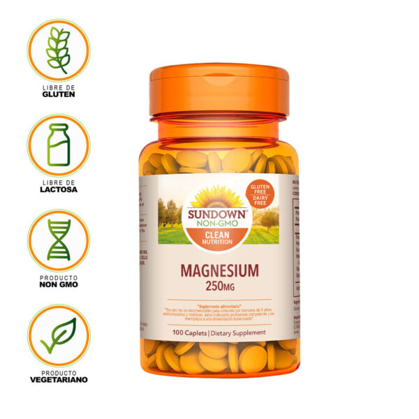 MAGNESIUM 250 MG (100cap) - SUNDOWN